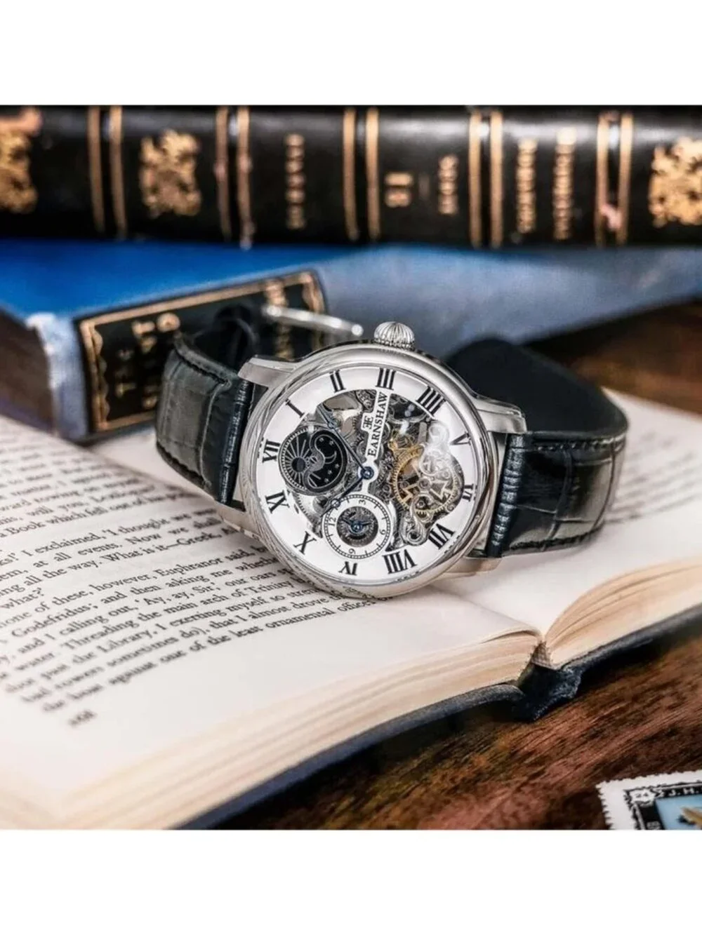 NWT Thomas Earnshaw Longitude White Dial Men's Watch